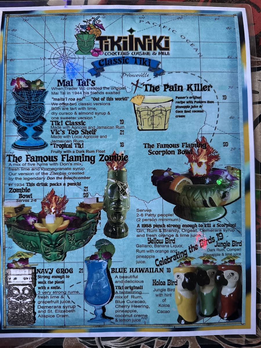 Tiki Iniki Menu - Image 3