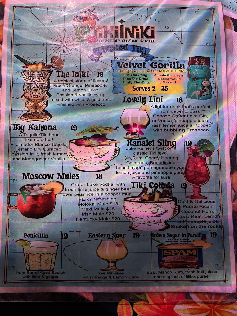 Tiki Iniki Menu - Image 6